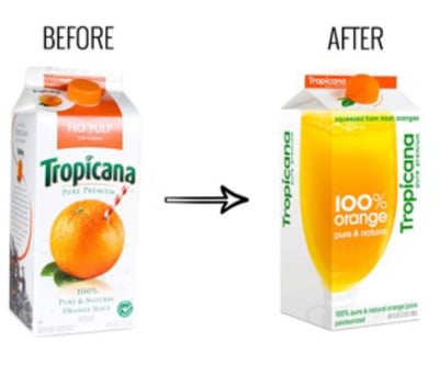 Branding learning: Hoe Tropicana 30 miljoen verloor door een nieuwe productverpakking