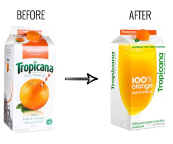 How tropicana lost millions due to new packaging