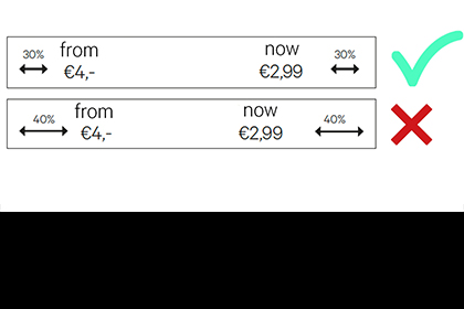 How to make discounts seem larger