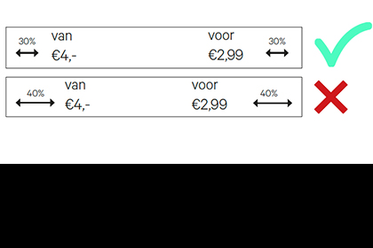 Pricing Learning 7 - Hoe laat je een korting groter lijken?