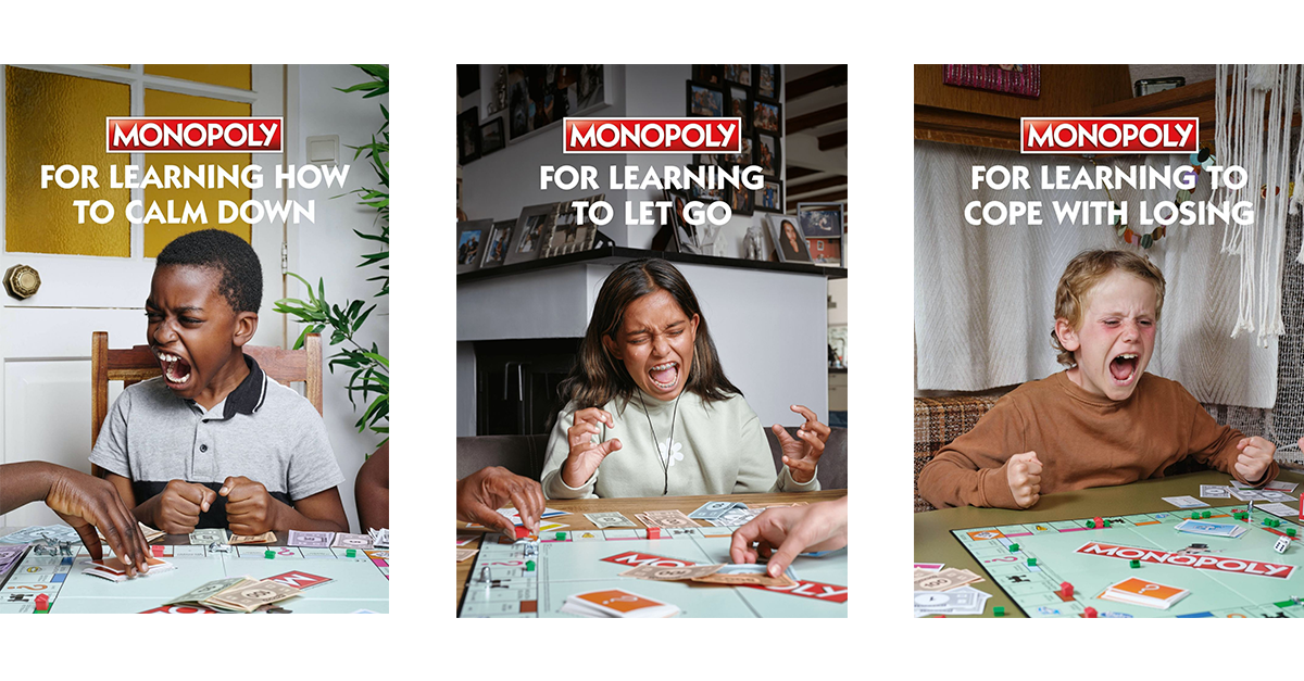 Angry faces: why negative emotions do work in this Monopoly campaign