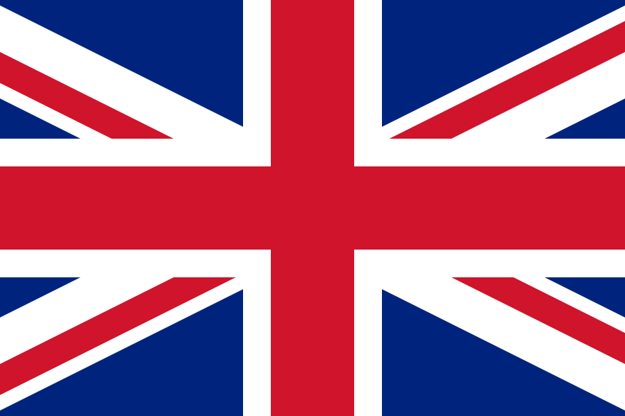 UK flag (English is the set language)