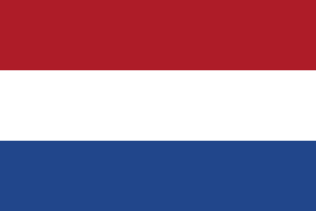 Nederlandse vlag (Nederlands is de ingestelde taal)