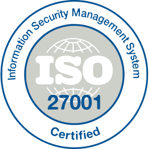 ISO 27001 certificaat embleem
